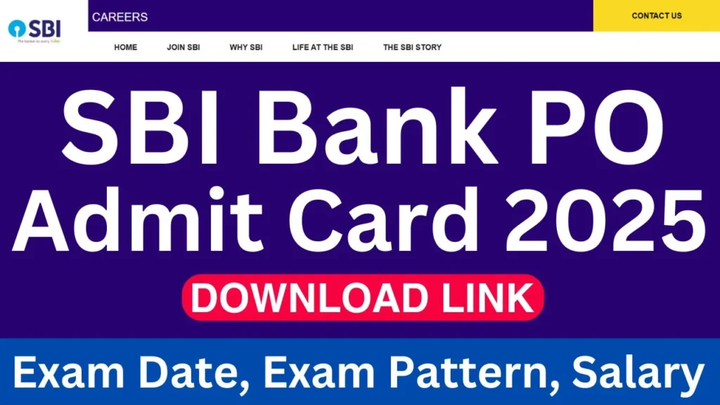 SBI PO 2025 Exam Date Out, Prelims Exam Starts From 2 August