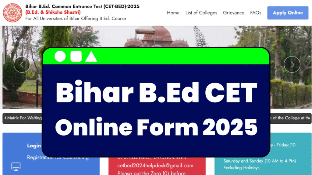 Bihar CET B.Ed 1st College Allotment Result 2025
