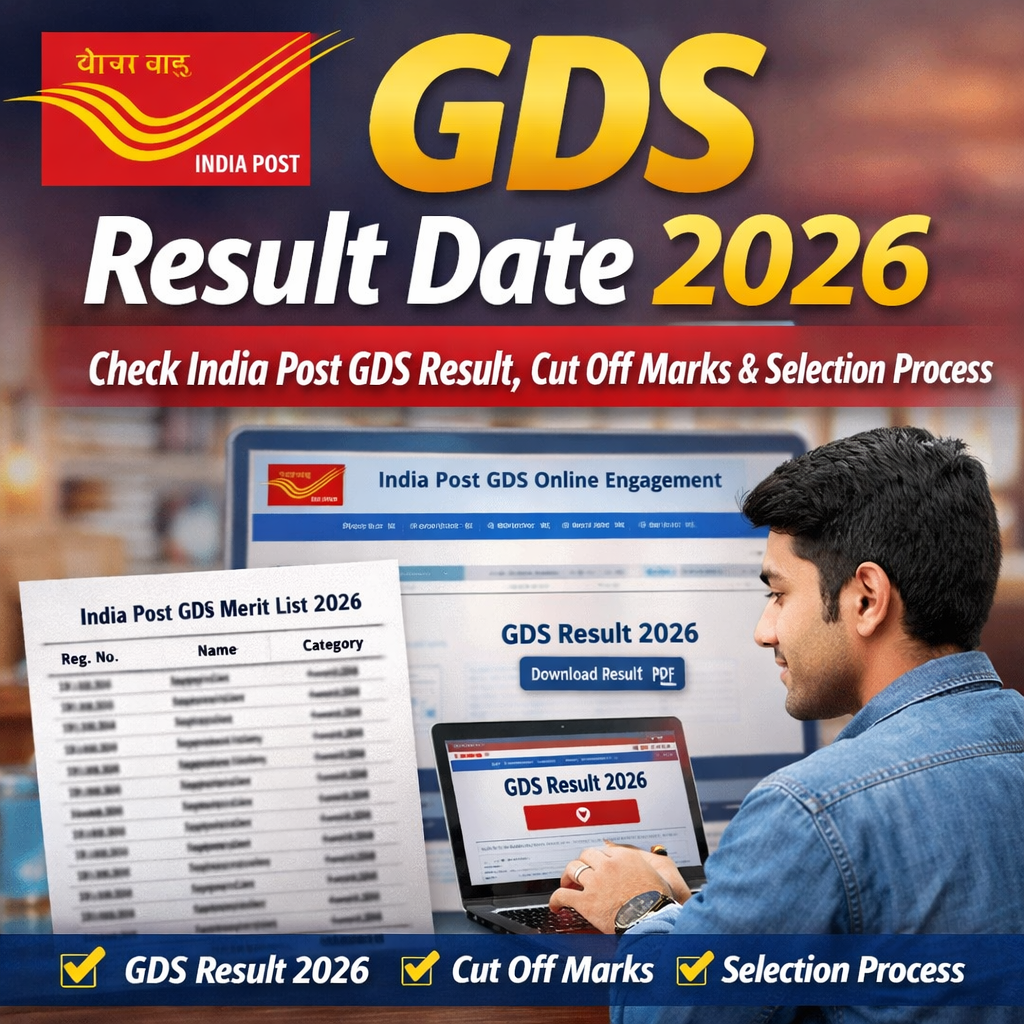 GDS Result Date 2026: Check India Post GDS Result, Cut Off Marks & Selection Process
